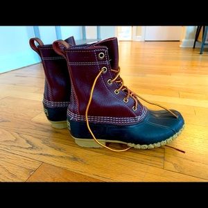 LL Bean “Bean Boots”. Pristine condition, worn 5 times or less.